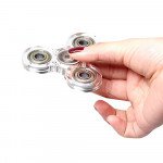 Wholesale Transparent Heavy Duty Fidget Spinner Stress Reducer Toy for Autism Adult, Child (Clear)